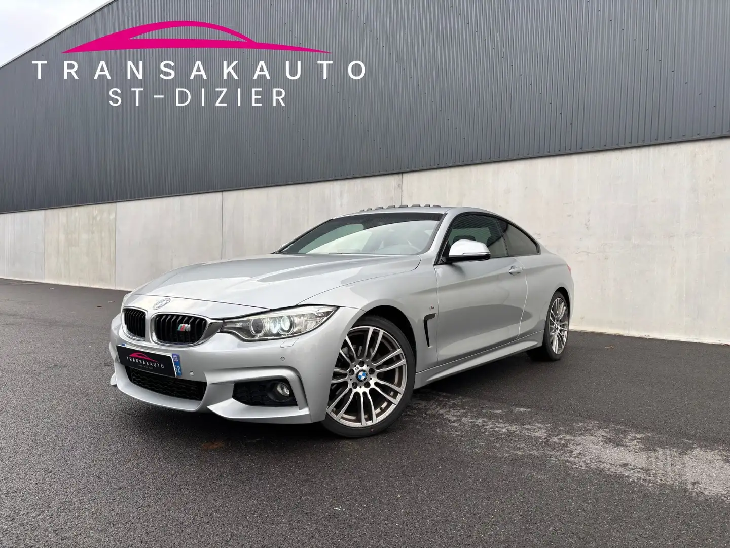 BMW 418 Coupé 418d 150 ch M Sport A Gris - 1