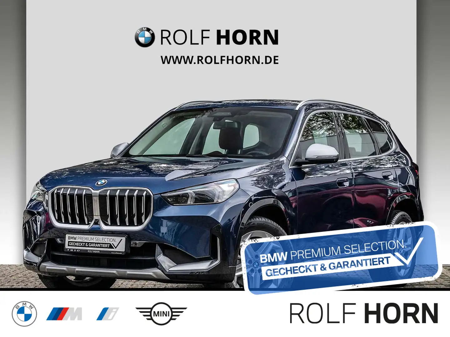 BMW X1 xDrive23d xLine HeadUp adLED RKamera Navi h/k Blau - 1