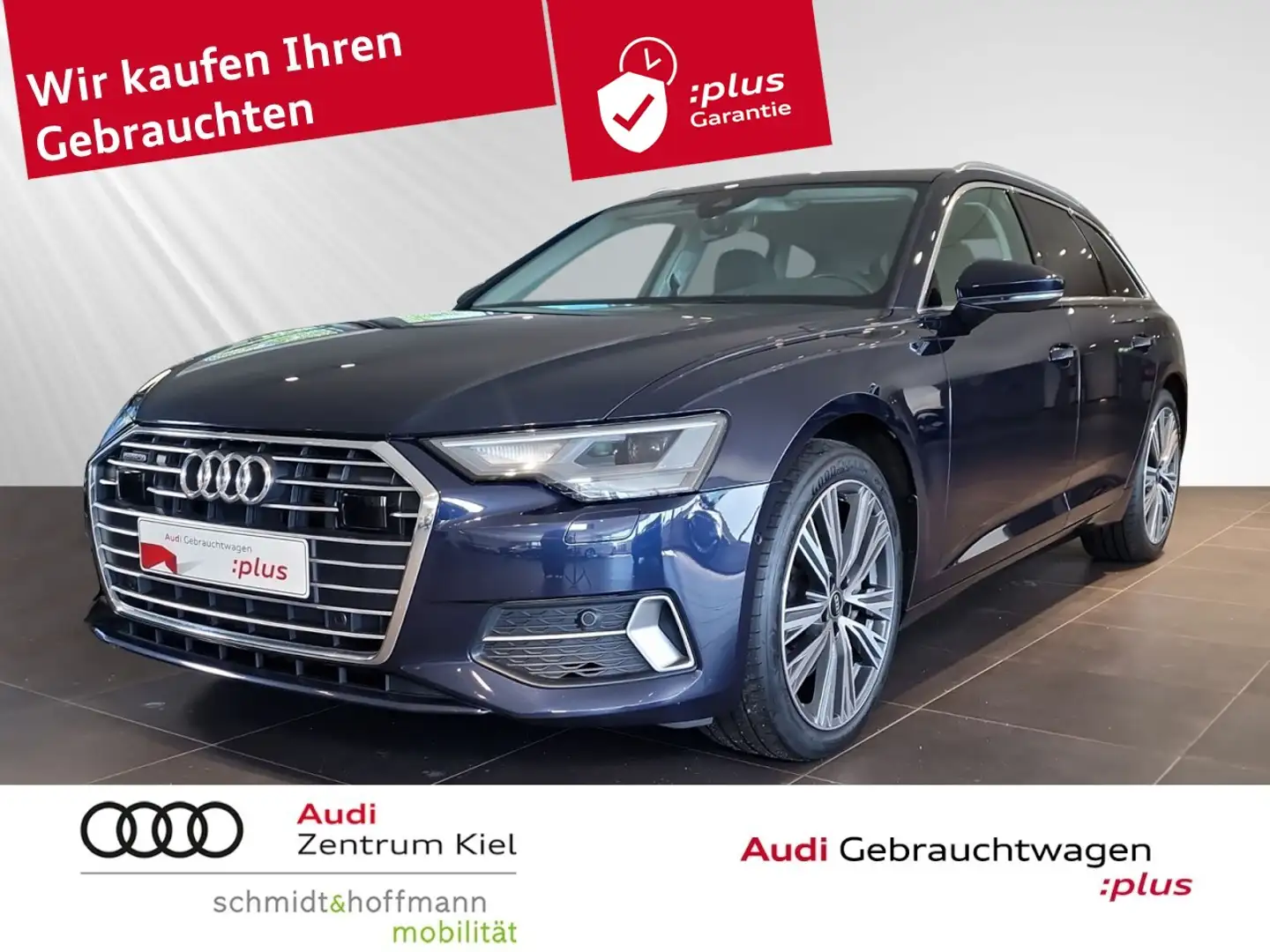 Audi A6 Avant 50 TFSI e quattro Sport S-tronic Klima Navi Blauw - 1