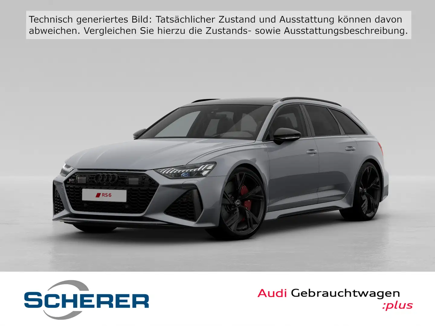 Audi RS6 RS6 Avant performance MATRIX PANO AHK B&O Grau - 1