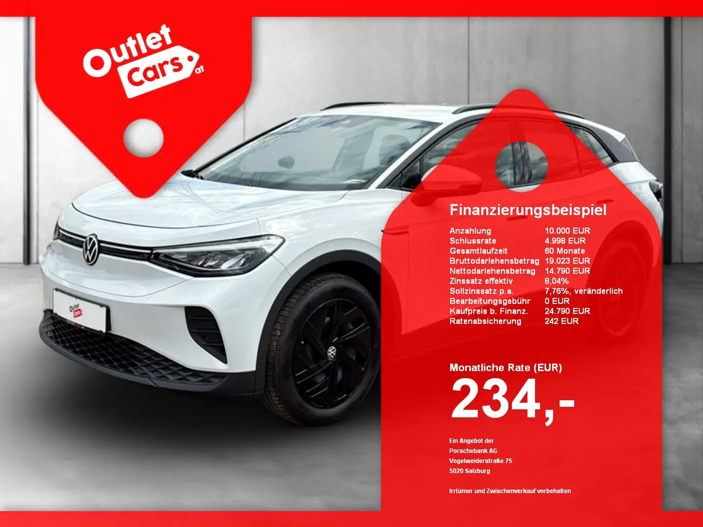 Volkswagen ID.4 Pro Performance LED+NAV+RADAR+PDC+82 kWh Weiß - 1