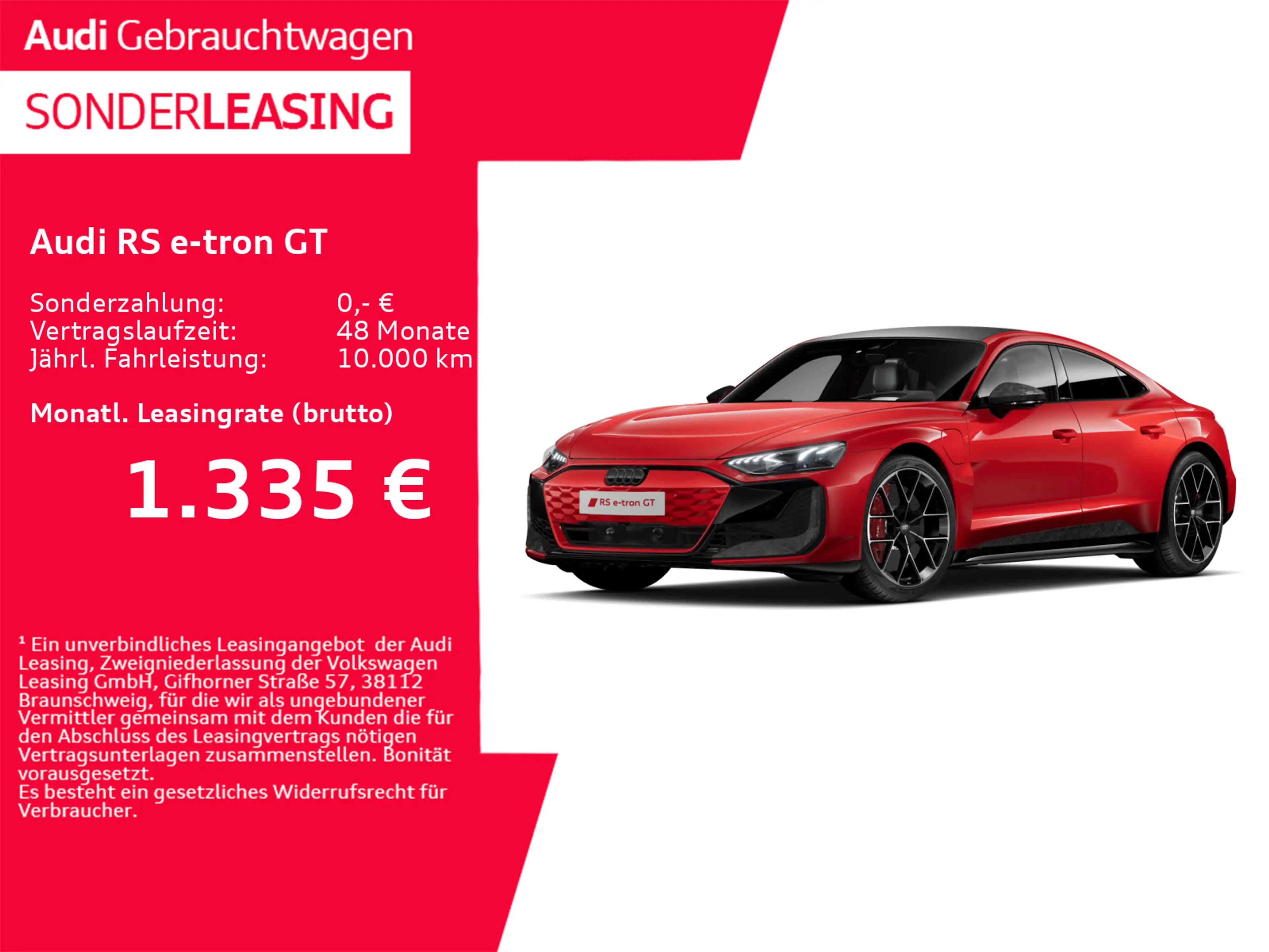 Audi RS e-tron GT performance quattro inkl. 24M. Gara