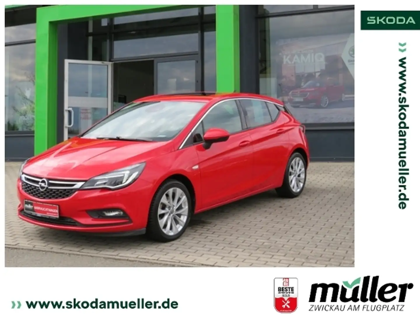 Opel Astra K Turbo Innovation 110kW  RFK Schiebedach Червоний - 1