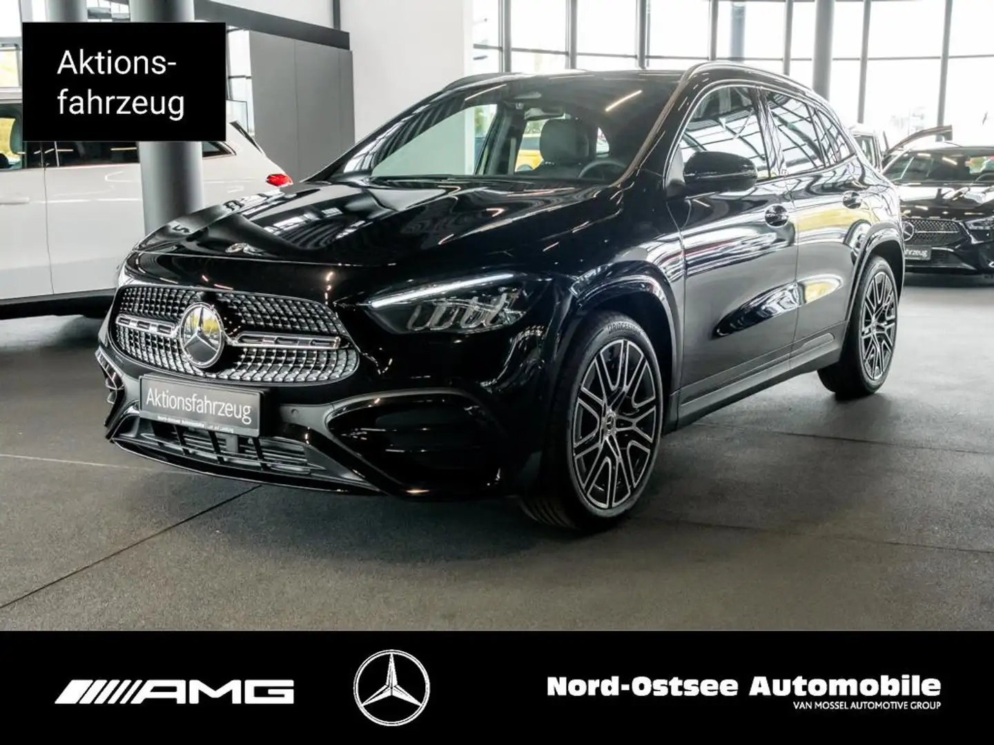 Mercedes-Benz GLA 200 d AMG EDITION NIGHT AHK DISTR 20-ZOLL Schwarz - 1