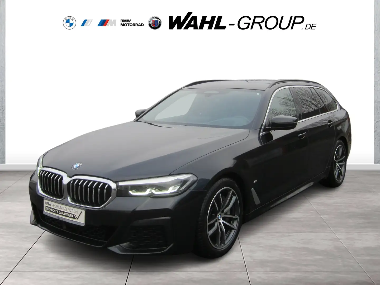 BMW 540 d xDrive Touring M Sport AHK HeadUp LED Czarny - 1