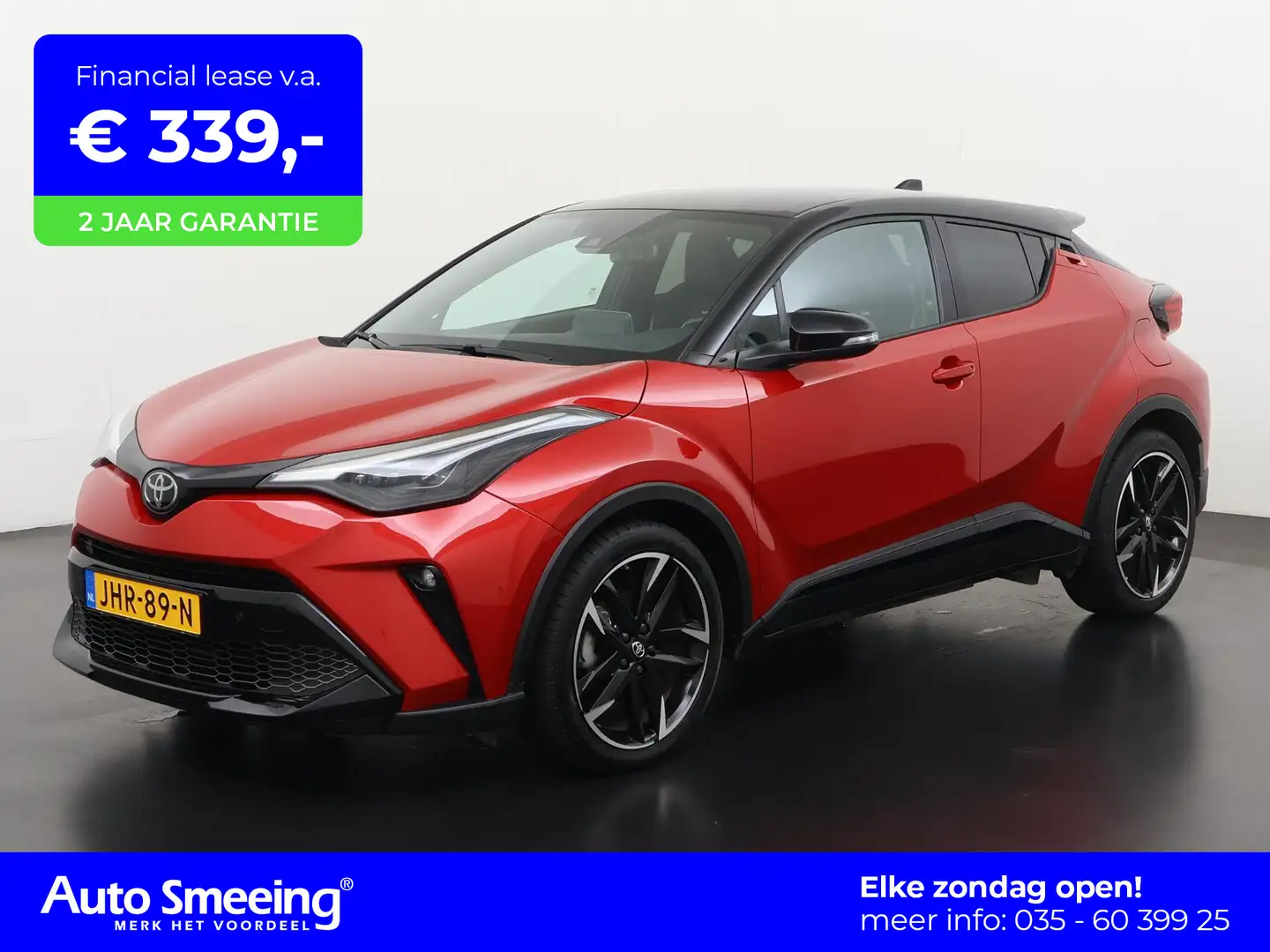 Toyota C-HR 1.8 Hybrid GR-Sport Bi Tone | Leder/Alcantara | El Rood - 1