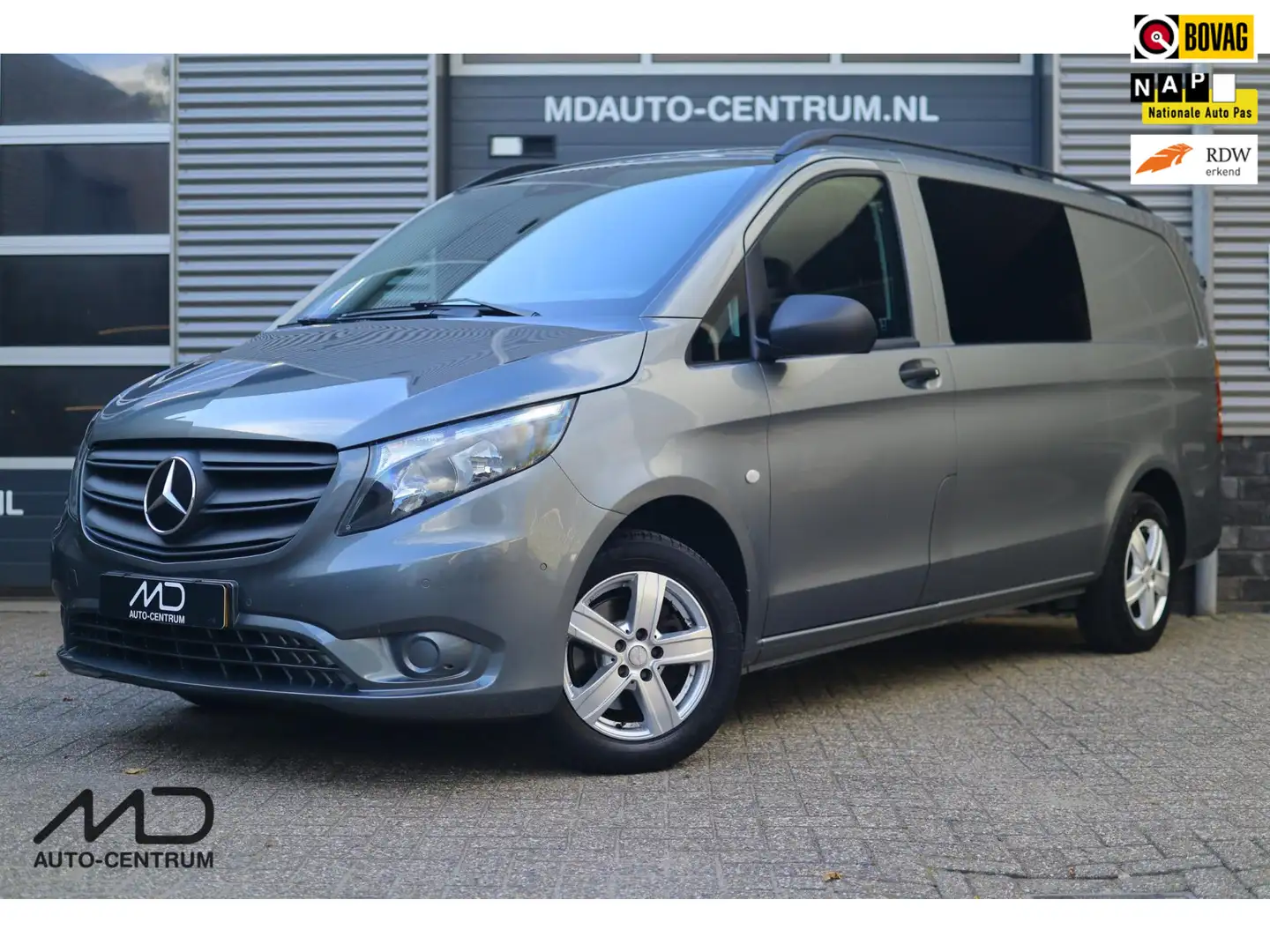 Mercedes-Benz Vito 114 CDI Lang Dubbele Cabine Comfort| Camera Gris - 1