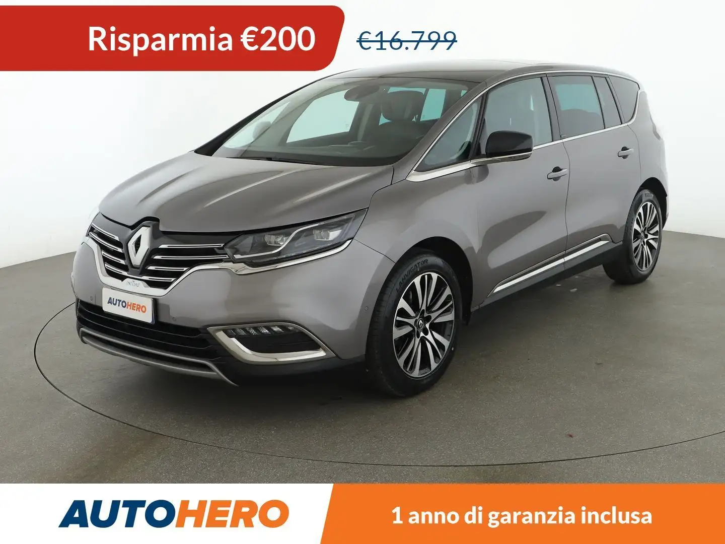 Renault Espace 1.6 TCe Energy Initiale Paris EDC 4Control Gris - 1