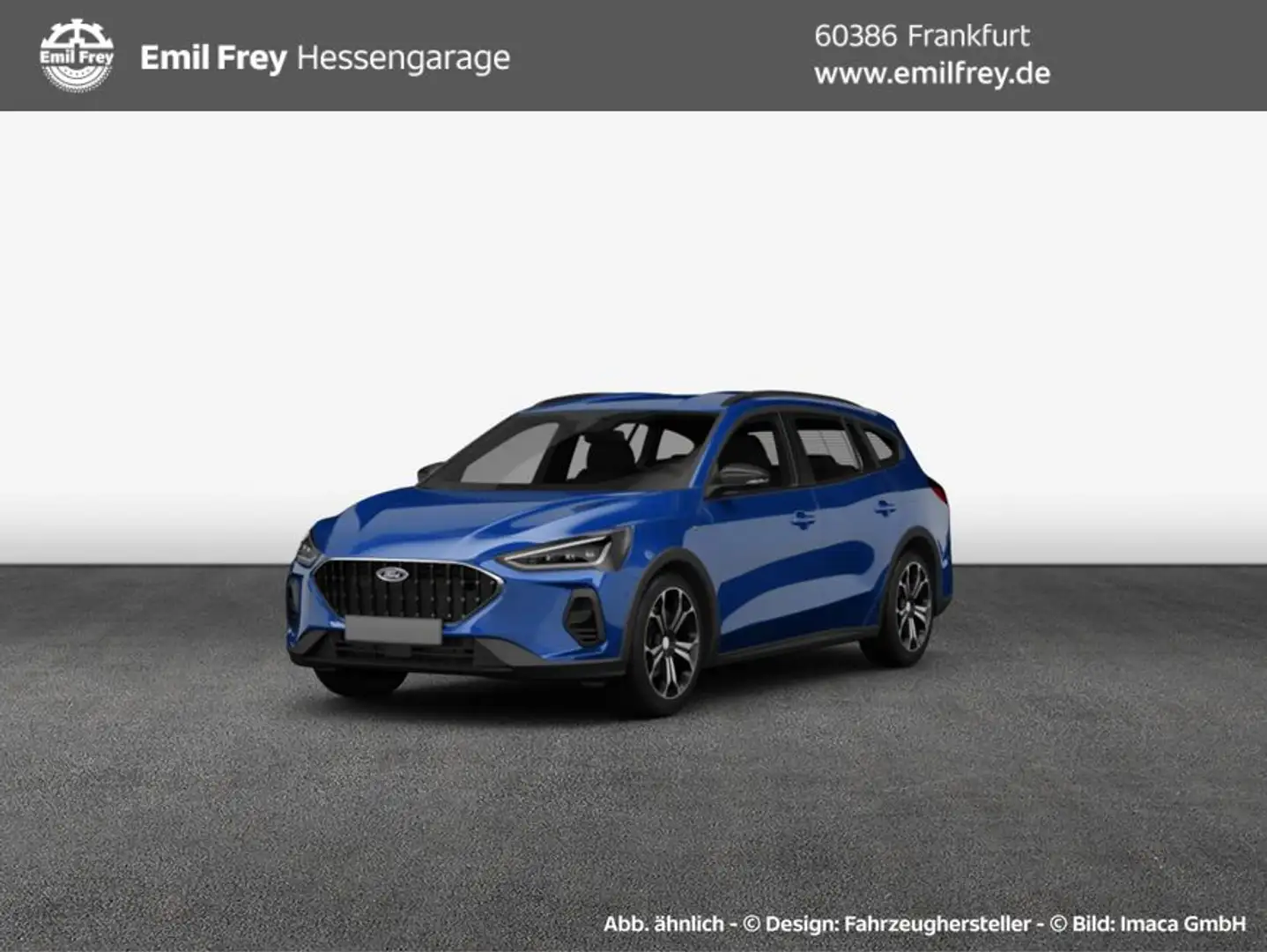 Ford Focus Turnier 1.0 EcoBoost Hybrid Aut. ST-LINE Blau - 1