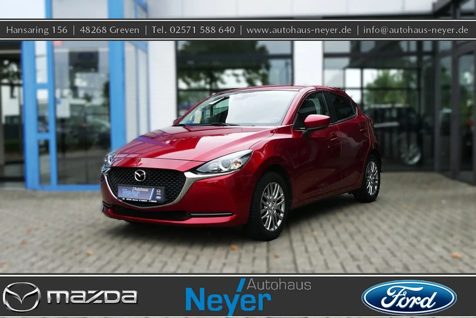 Mazda 2 SKYACTIV-G 90 M Hybrid KIZOKU *LED SHZ Kamera* Rouge - 1