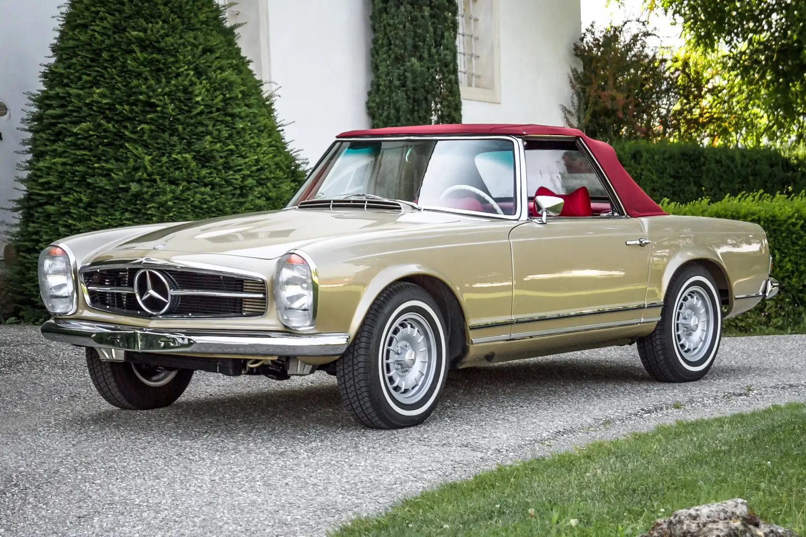 Mercedes-Benz 280 SL Pagode (Top-Zustand + Matching numbers) Gold - 1