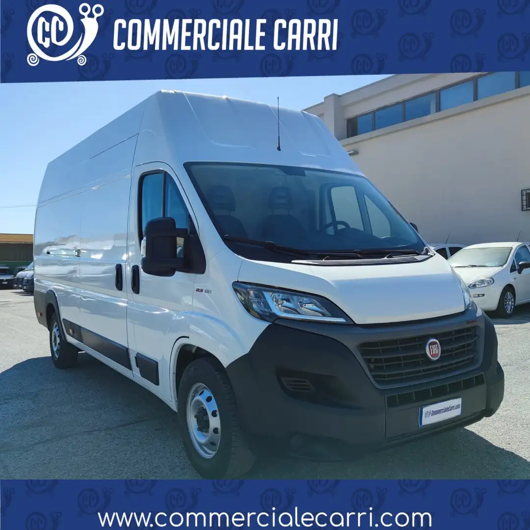Fiat Ducato MAXI 35 XLH3 2.3 MJ P.LUNGO T.SUPERALTO 3 PTI-2020 Blanc - 1