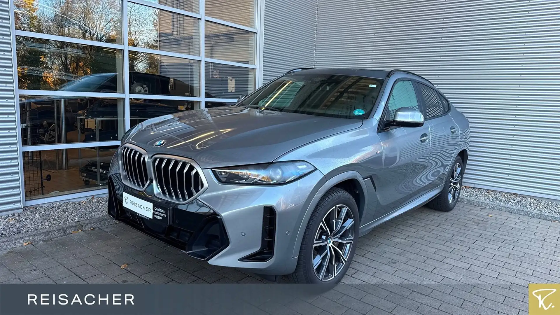 BMW X6 xDrive30d Pano AHK Msport ACC 360° Standhzg Grau - 1