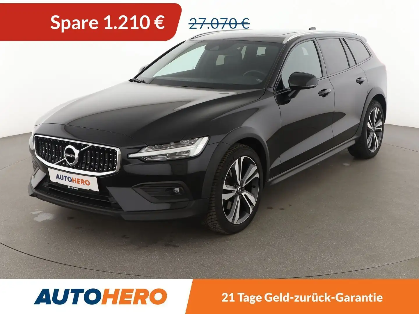 Volvo V60 Cross Country 2.0 D4 AWD *TEMPO*CAM*PDC*SHZ*ALU*PANO* Schwarz - 1