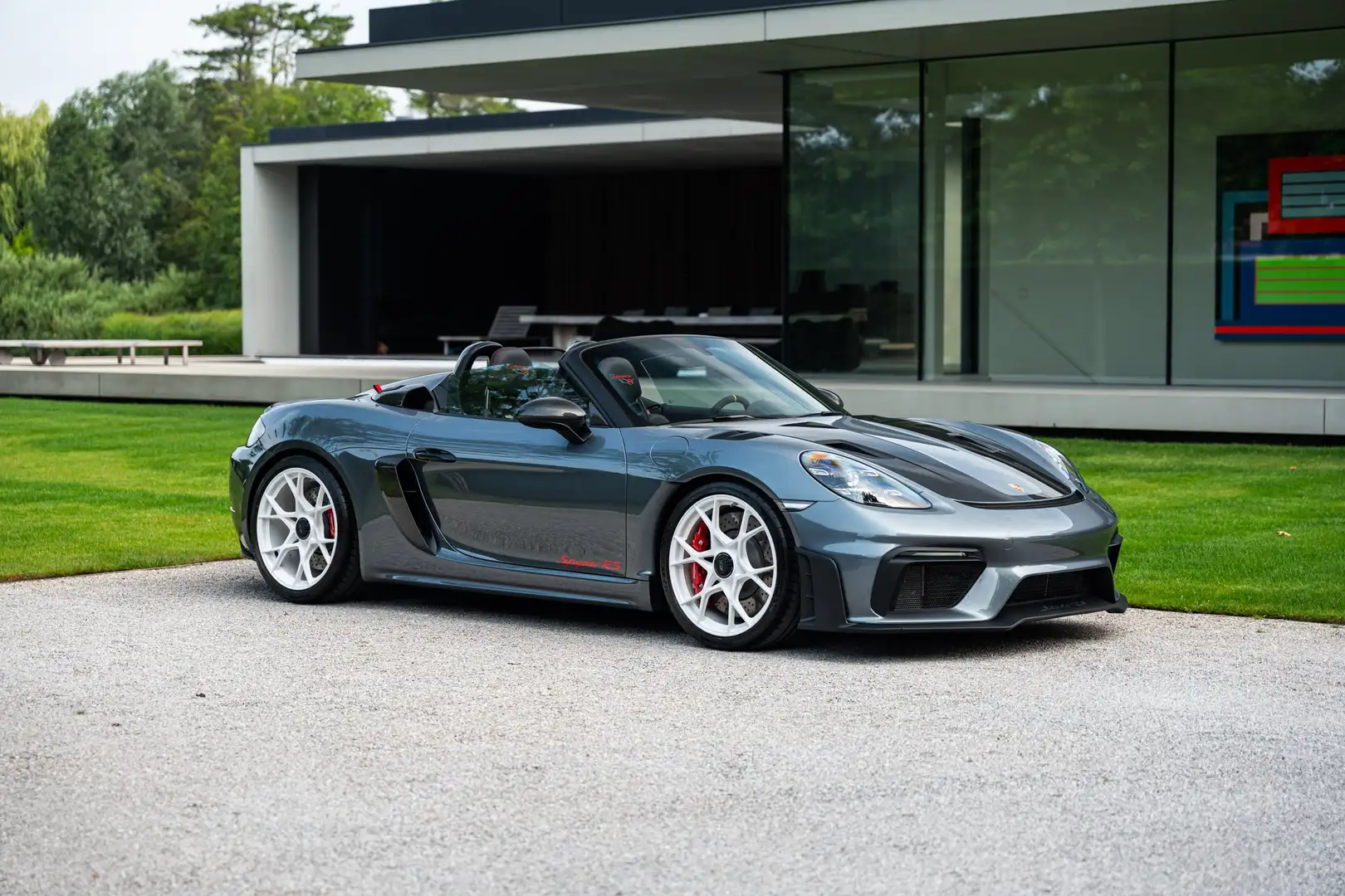 Porsche 718 Spyder RS/WEISSACH/CHRONO/90L/BOSE/1720 KM/1 OWNER/VAT Grijs - 1