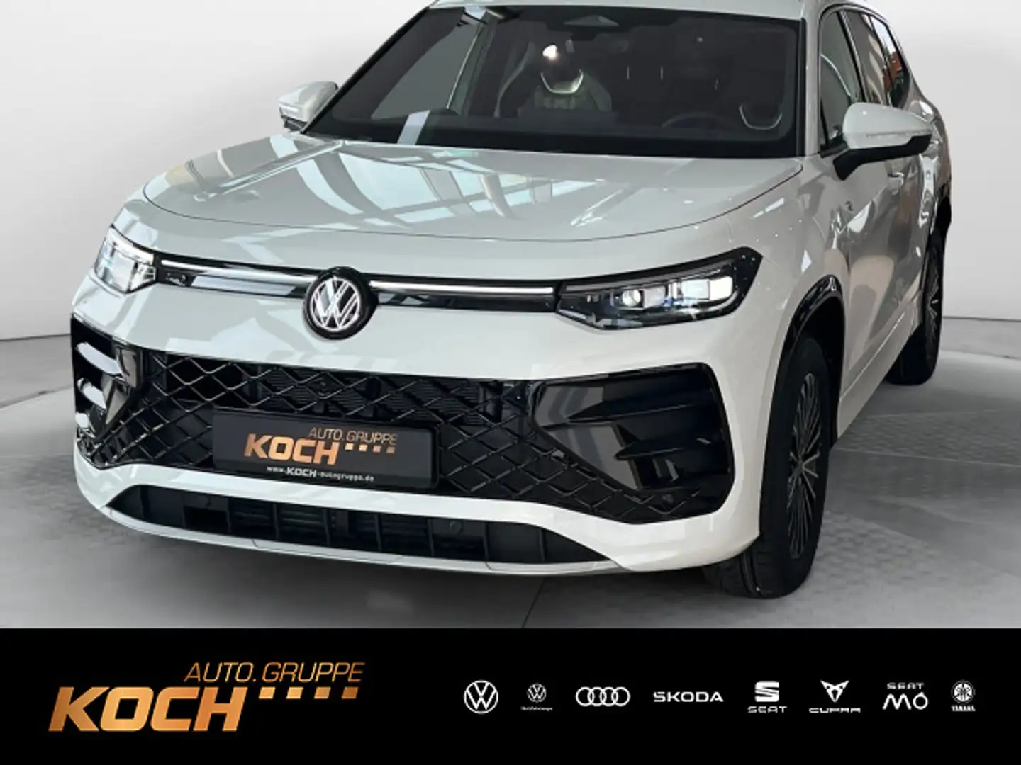 Volkswagen Tayron 2.0TDI R-Line DSG AHK Pano Standh 4M Weiß - 1