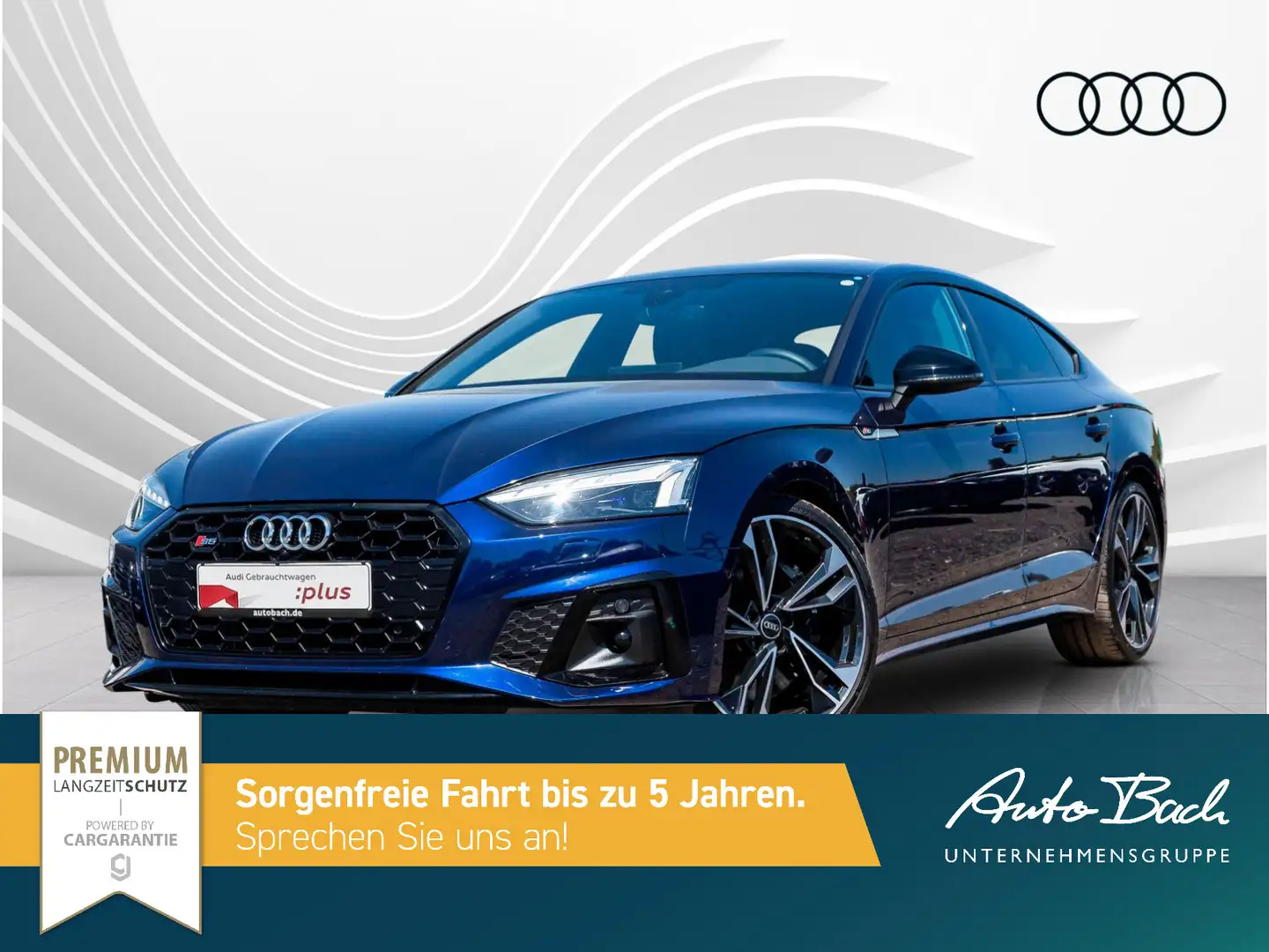 Audi S5 3.0TDI qu Navi LED virtual ACC EPH Blau - 2