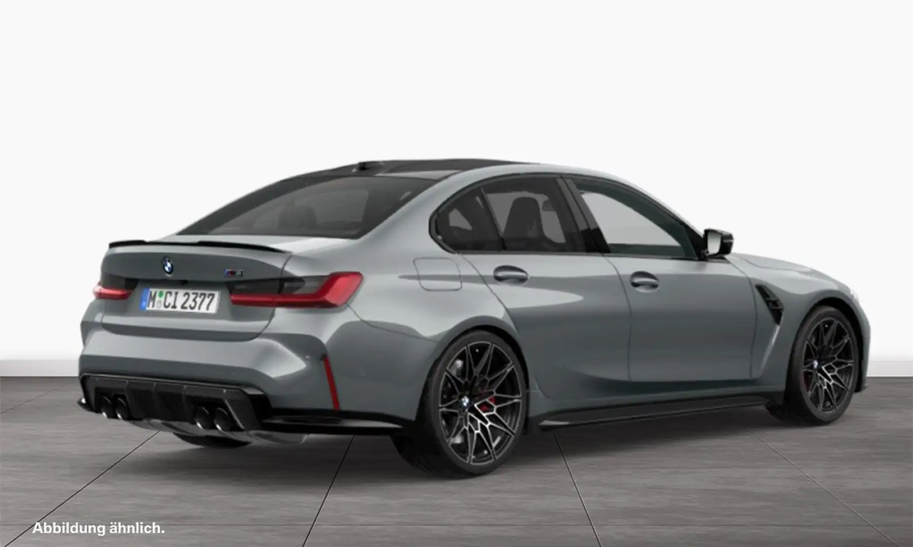BMW M3 Competition M xDrive Limousine HK HiFi DAB Gris - 2