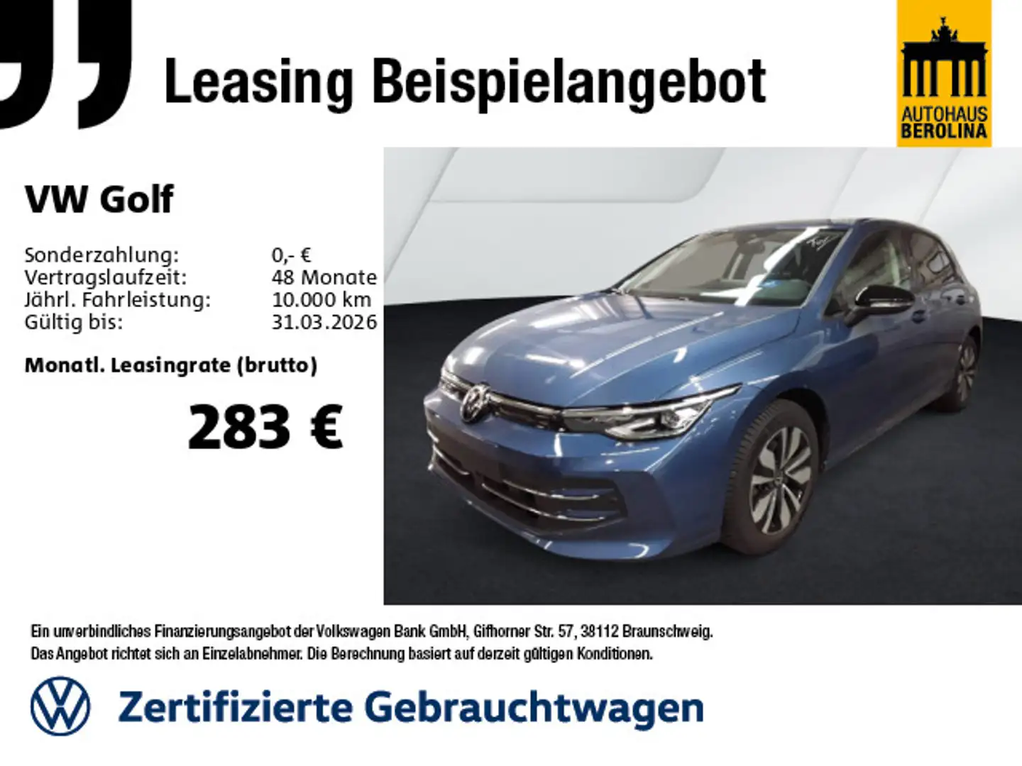 Volkswagen Golf VIII 1.5 eTSI Goal DSG *LED+*AHK*R-CAM*SHZ* Bleu - 1