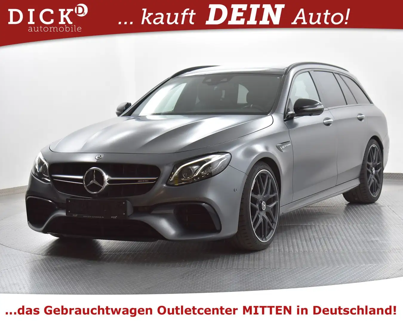 Mercedes-Benz E 63 AMG E 63 S AMG 4M DESIGNO+KERAMIK+360+SOFT+PANO+VOLL Gri - 2
