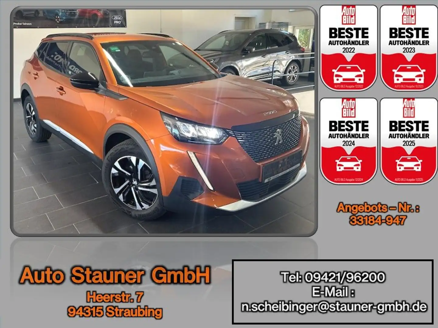 Peugeot 2008 130 S&S EAT8 PureTech Orange - 1