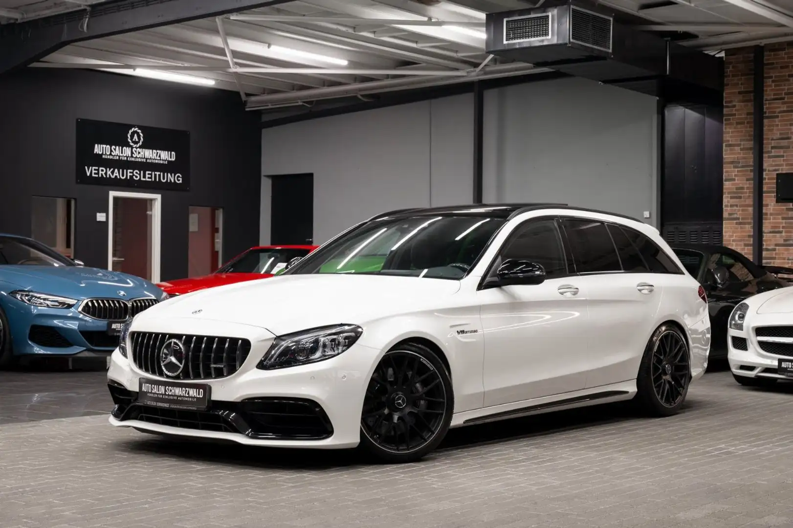 Mercedes-Benz C 63 AMG C63T AMG|AMG PERF. AGA|NIGHT-PAKET|CARBON Blanc - 1