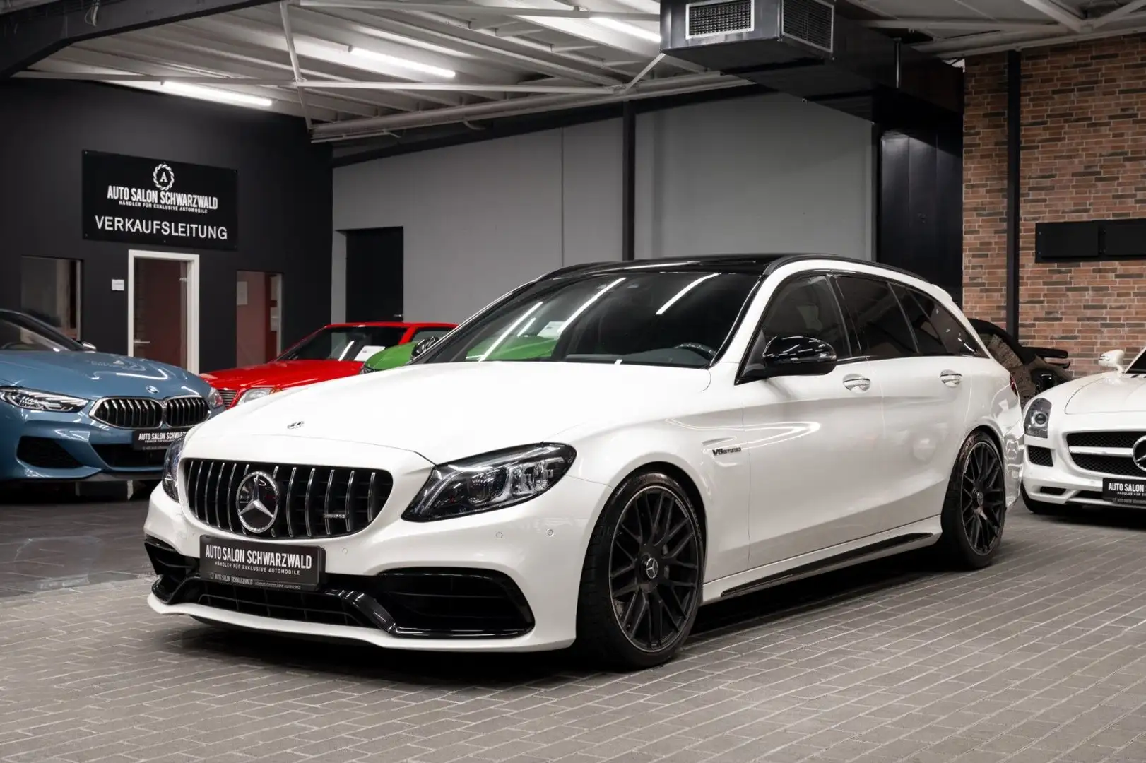 Mercedes-Benz C 63 AMG C63T AMG|AMG PERF. AGA|NIGHT-PAKET|CARBON Blanc - 2