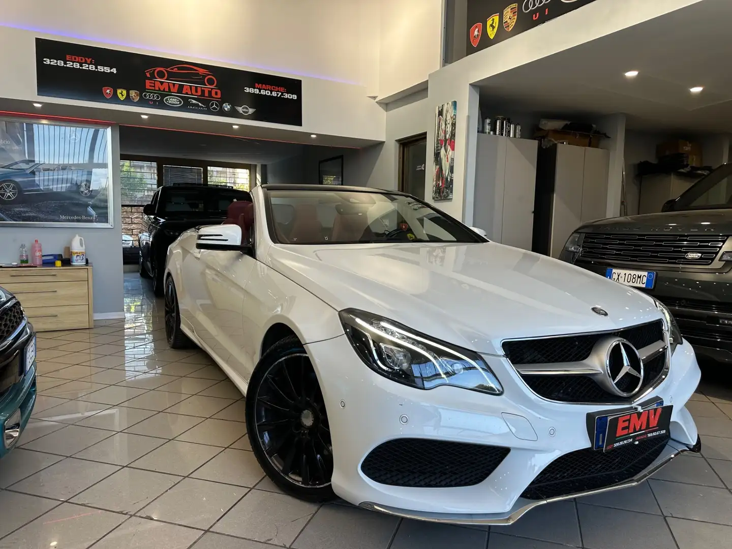 Mercedes-Benz E 220 E 220 CDI Cabrio Premium Bianco - 1