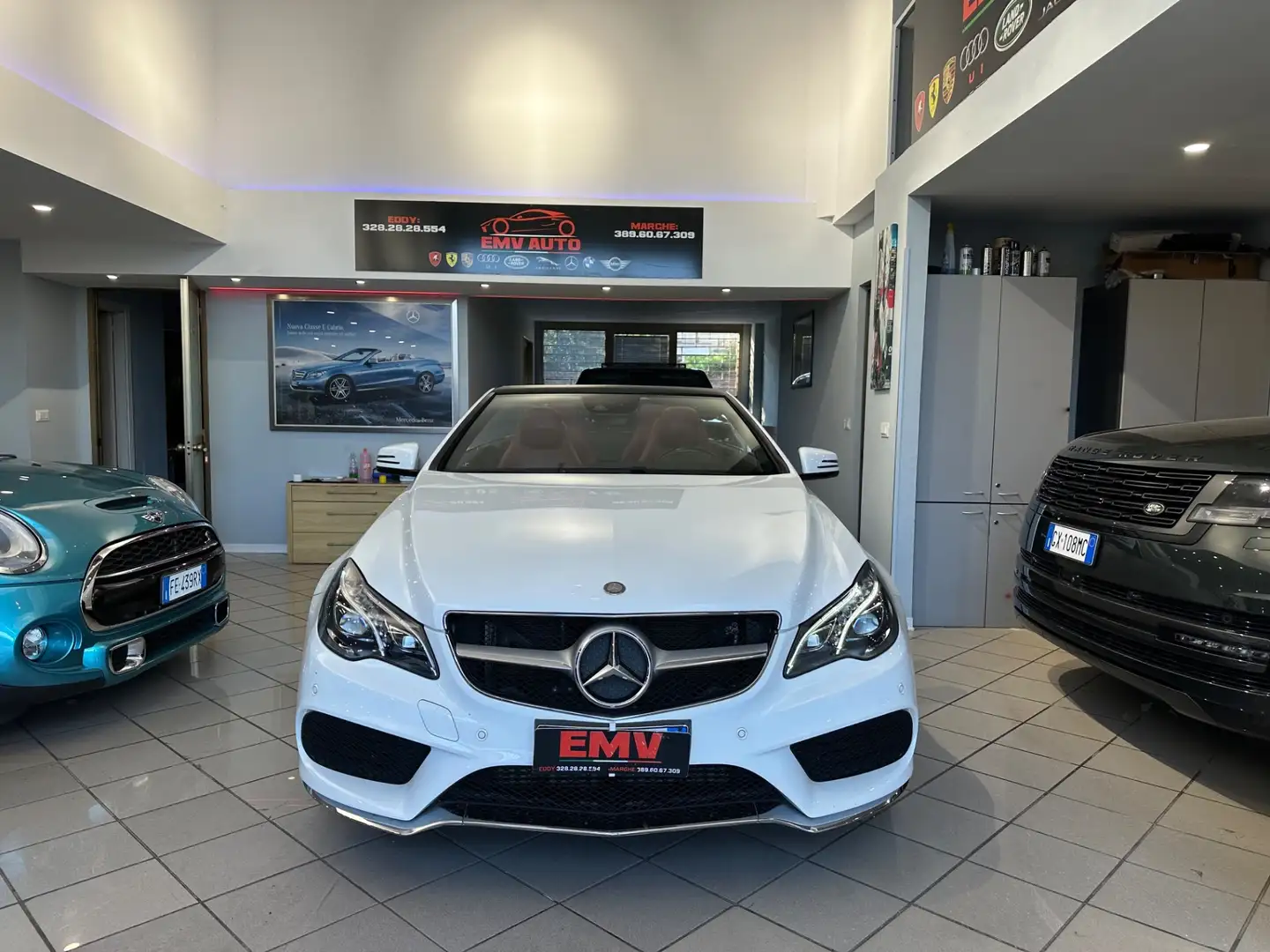 Mercedes-Benz E 220 E 220 CDI Cabrio Premium Bianco - 2