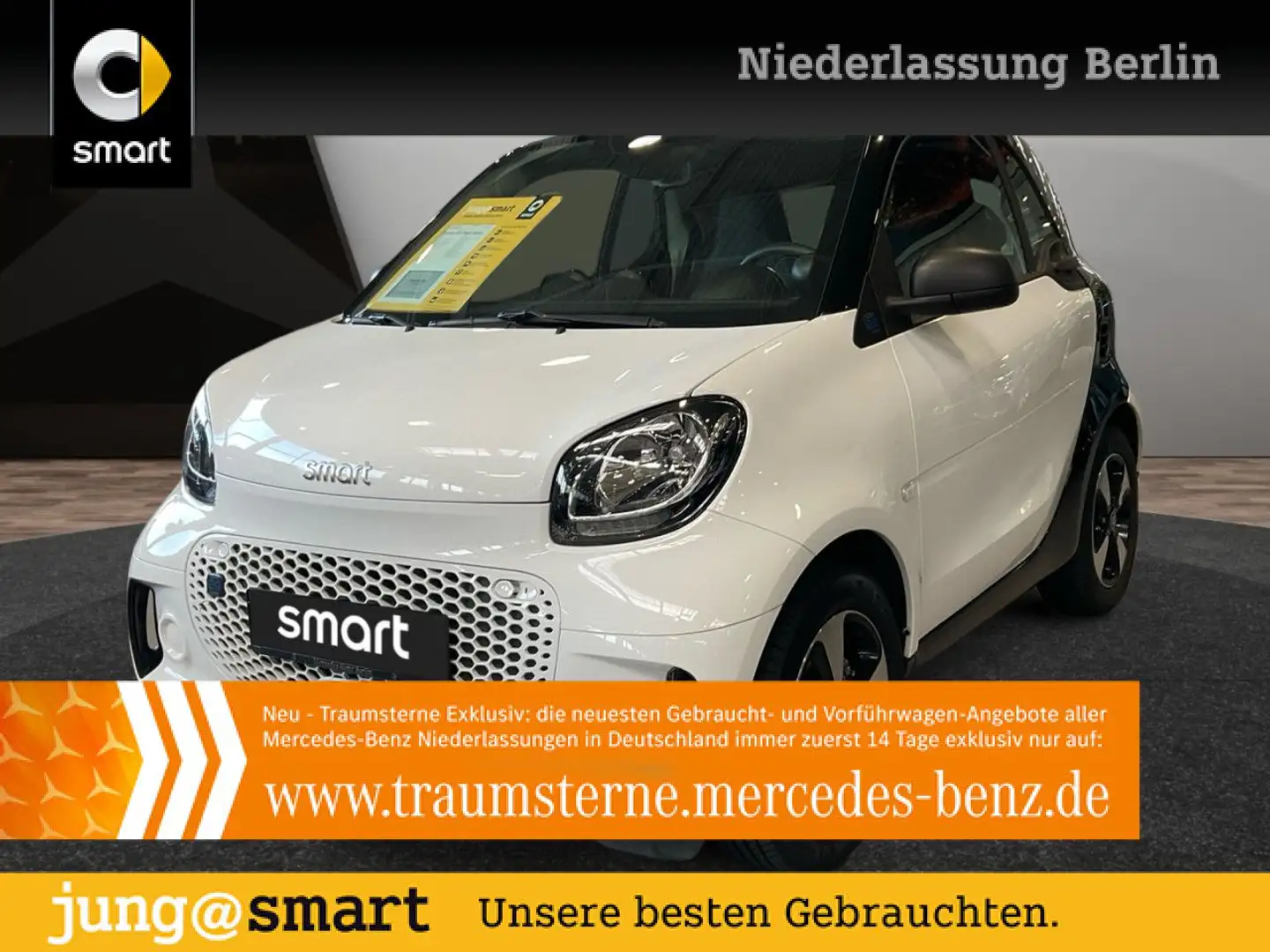 smart forTwo EQ 60kWed passion SHZ PDC Dig Radio Tempom Bianco - 1