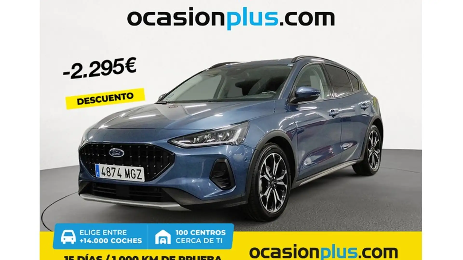 Ford Focus 1.0 Ecoboost MHEV Active 155 Azul - 1