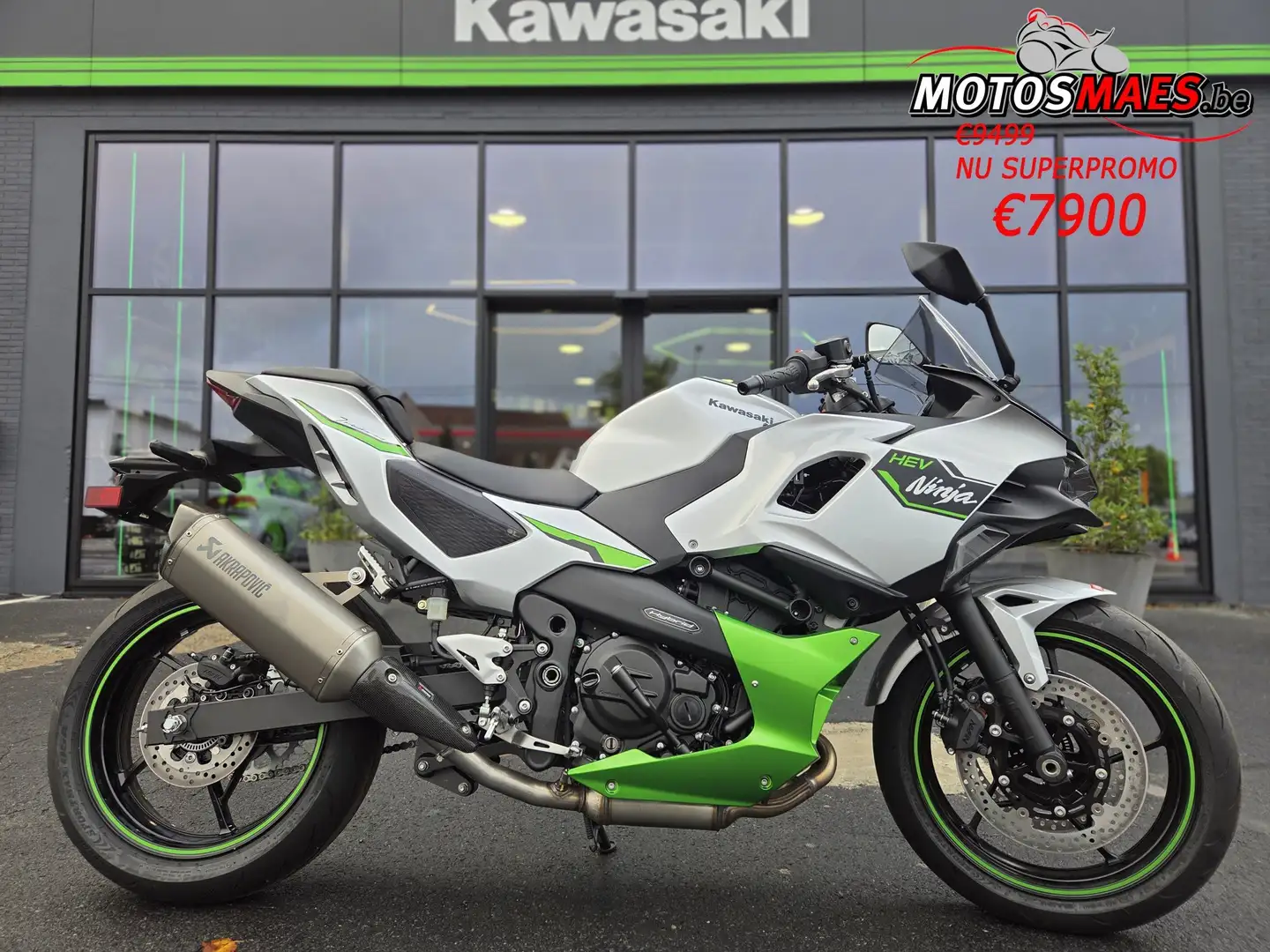 Kawasaki Ninja 7 Hybrid performance Argent - 1