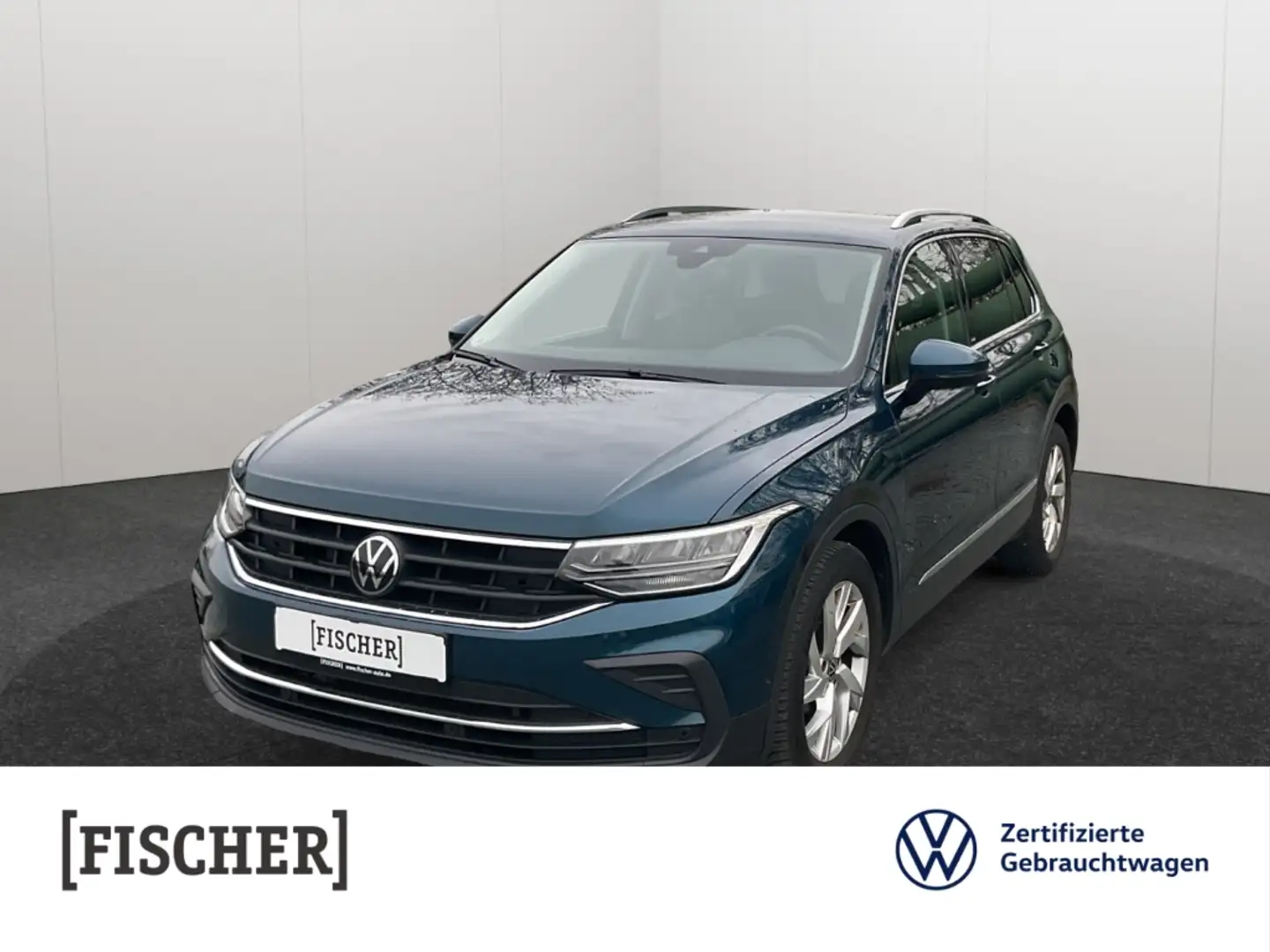 Volkswagen Tiguan 2.0TDI Life MOVE LED AHK Navi Rear View Blau - 1