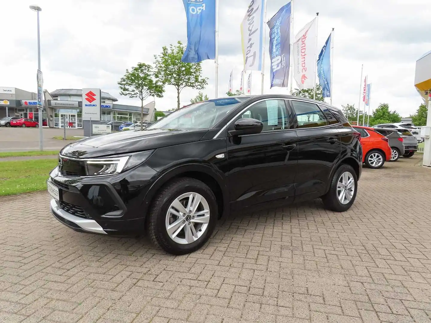 Opel Grandland Aut.  LED+RFK+SHZ+Beh.WSS+AGR+ALU+GJR Schwarz - 2