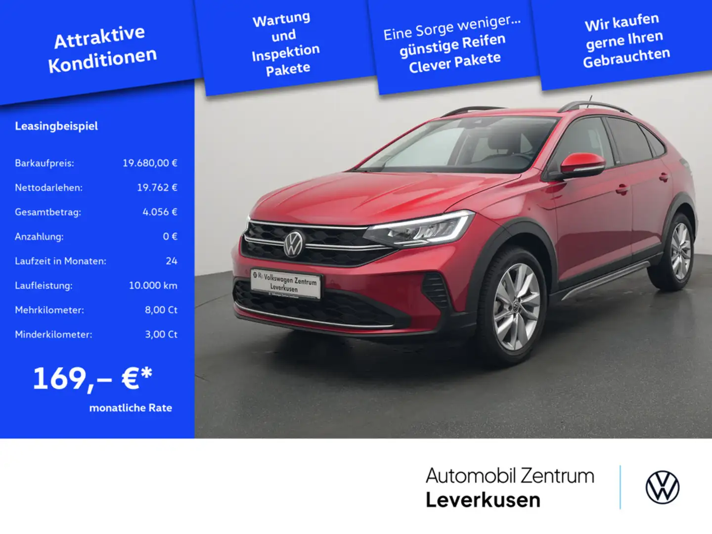 Volkswagen Taigo SHZ LED PDC PORT NAVI Rot - 1