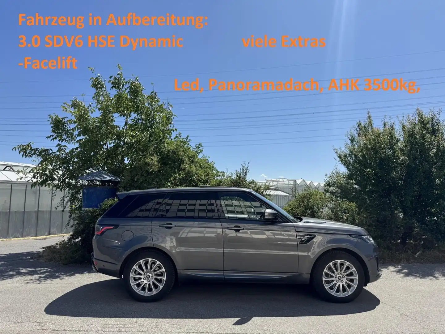 Land Rover Range Rover Sport 3,0SDV6 HSE Dynamic Automatik 1.Bes *viele Extras* Grijs - 2