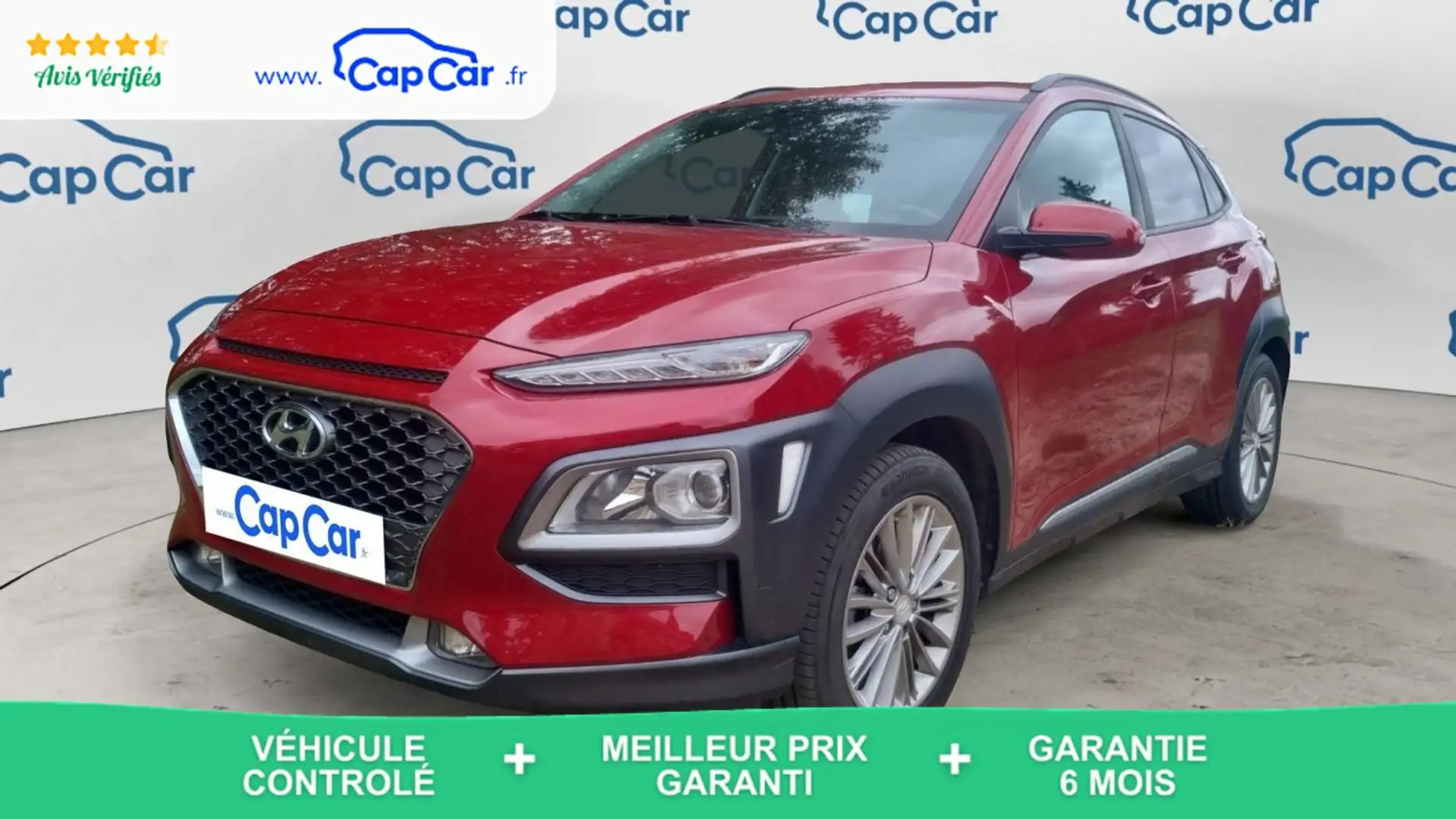 Hyundai KONA I 1.0 T-GDi 120 Edition 1 Rouge - 1
