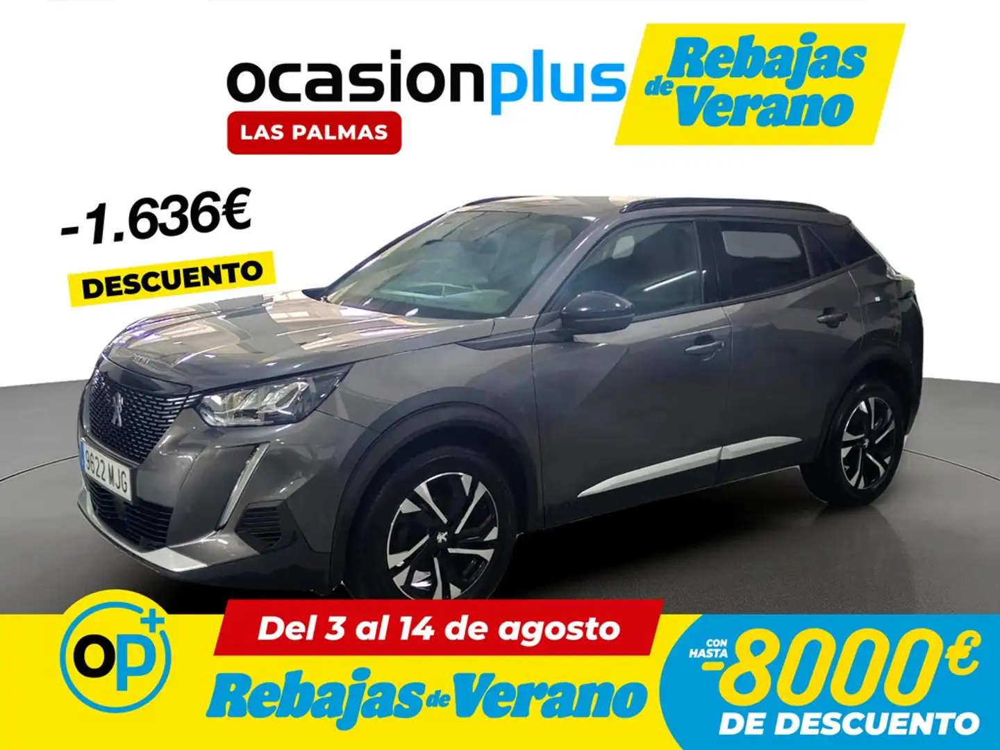 Peugeot 2008 1.2 PureTech S&S Allure 100 Gris - 1
