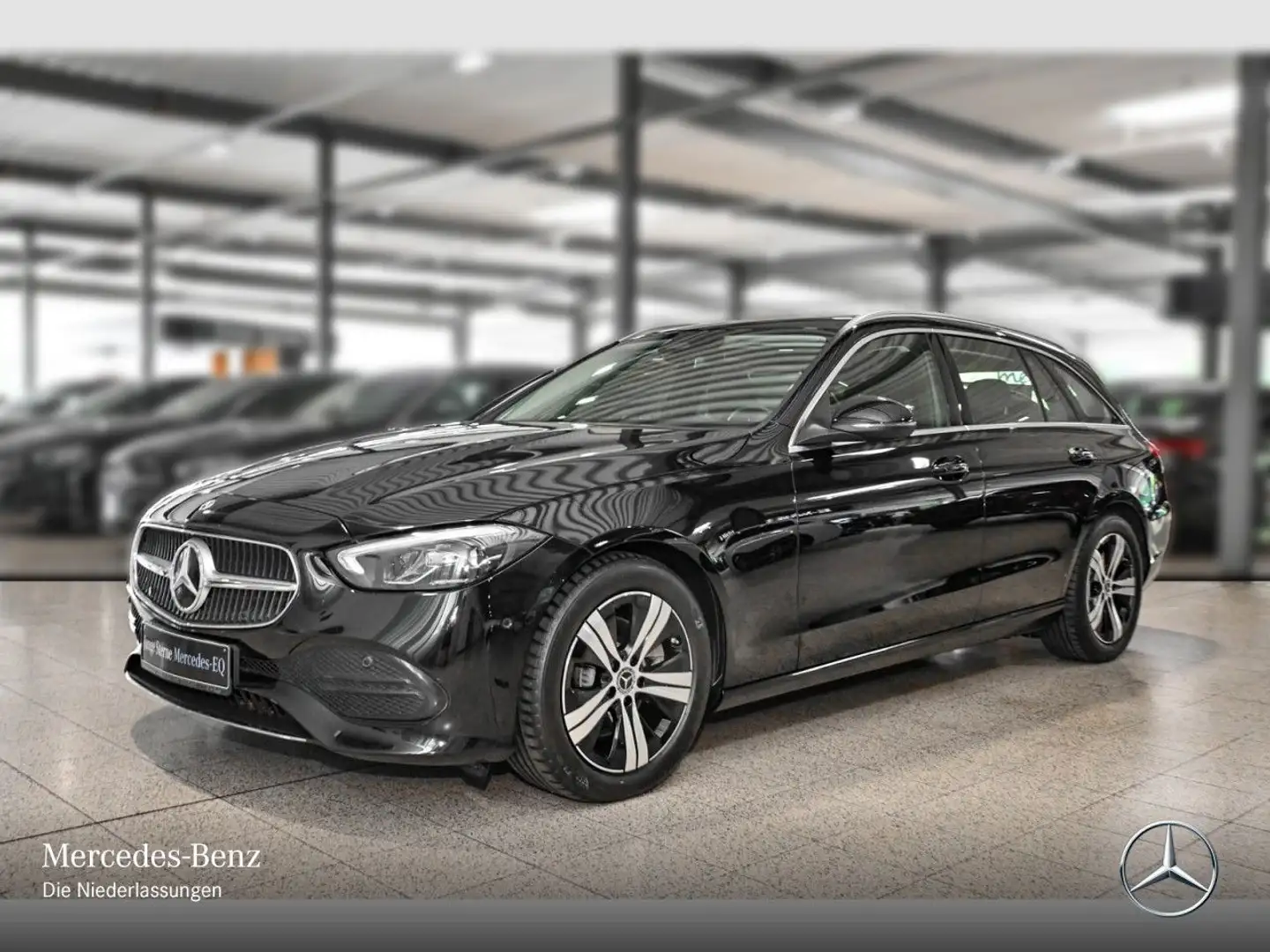 Mercedes-Benz C 200 d T AVANTG+LED+KAMERA+TOTW+KEYLESS+9G Schwarz - 2