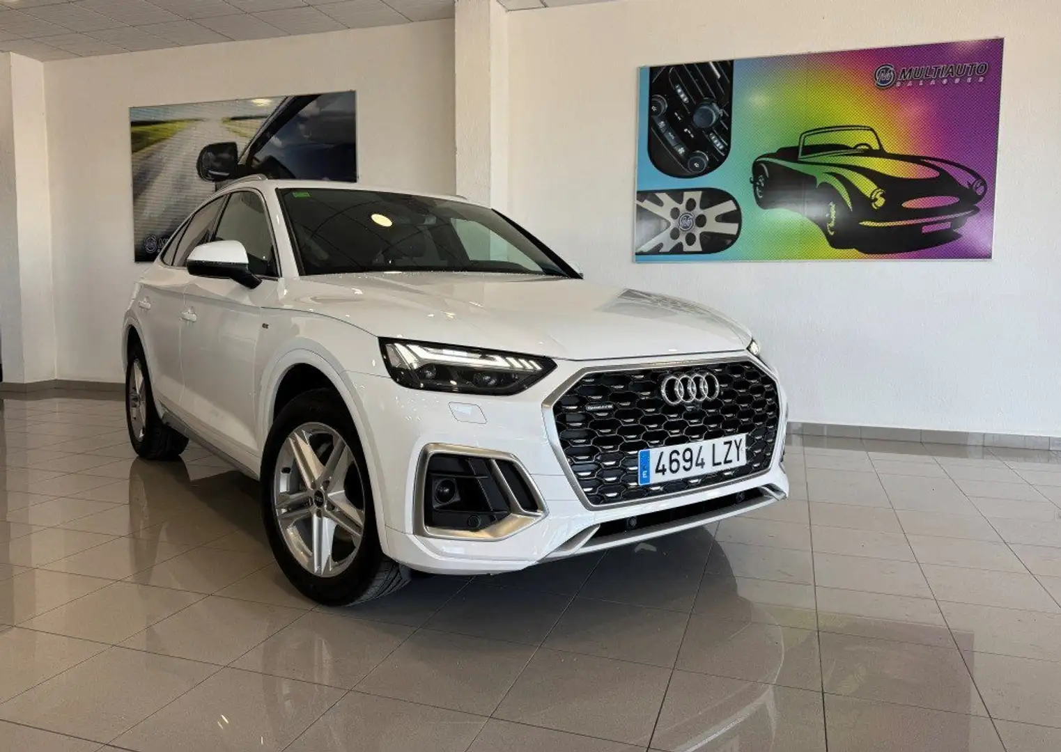 Audi Q5 40 TDI 204cv quattro-ultra S line Blanco - 1