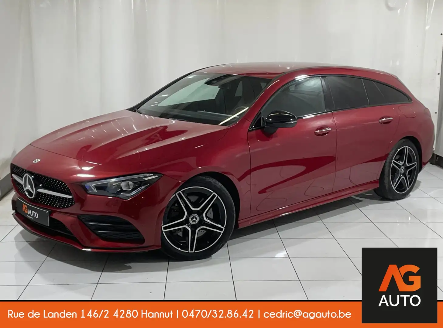Mercedes-Benz CLA 200 d * AMG * Caméra * LED * Alcantara Rouge - 1