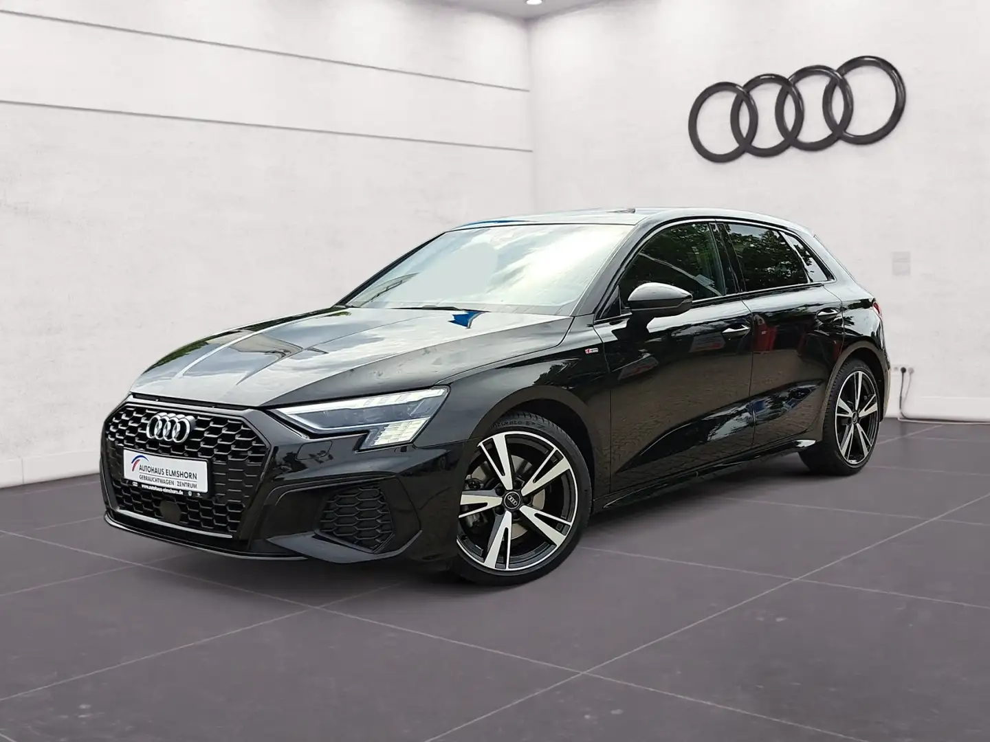 Audi A3 Sportback S line 35 TFSI S tronic PANO AHK STANDH Schwarz - 2