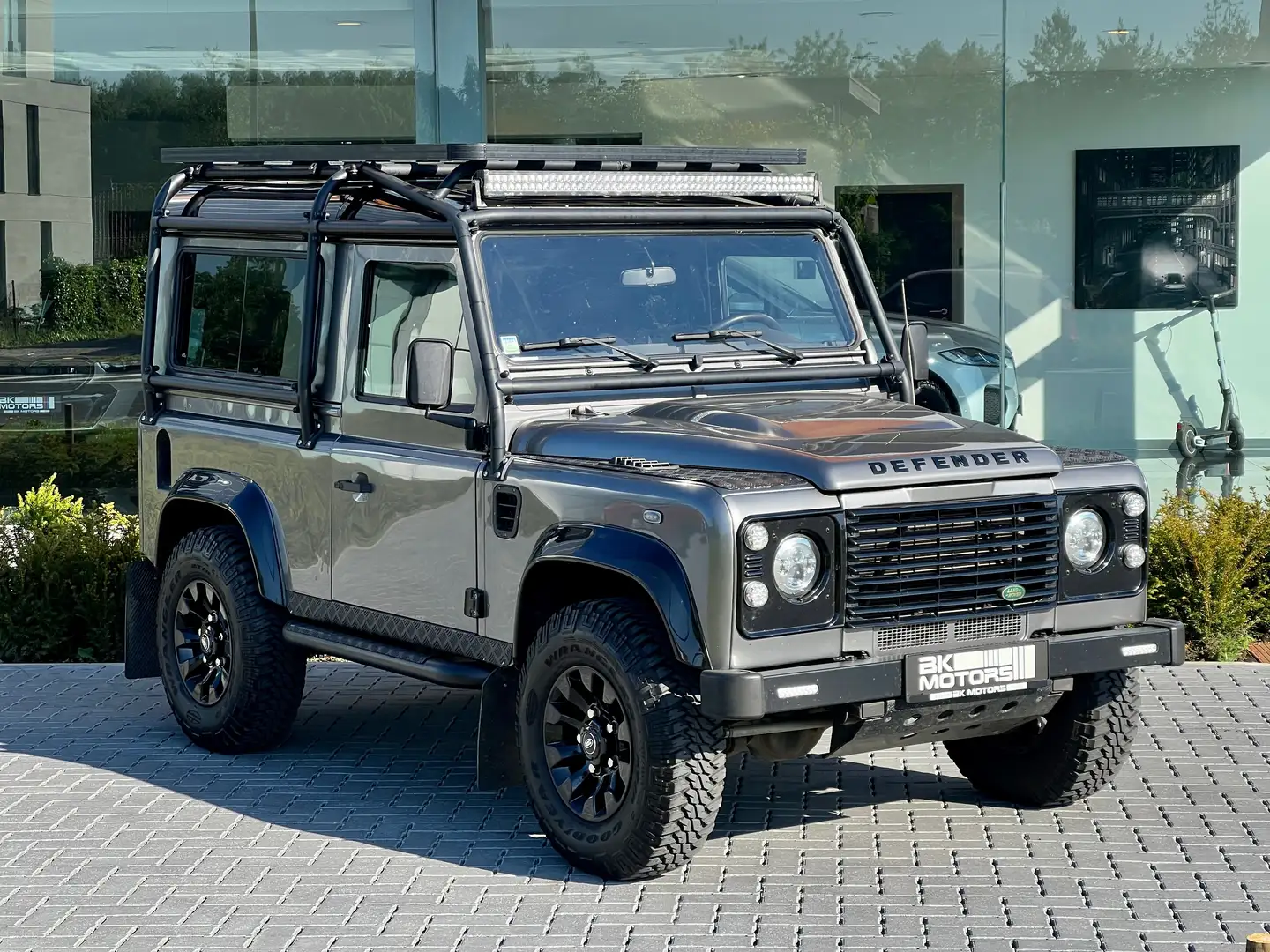 Land Rover Defender 90 TD4 2.4 I ROOF RACK I ROLL CAGE I LED LIGHTS... Gris - 1