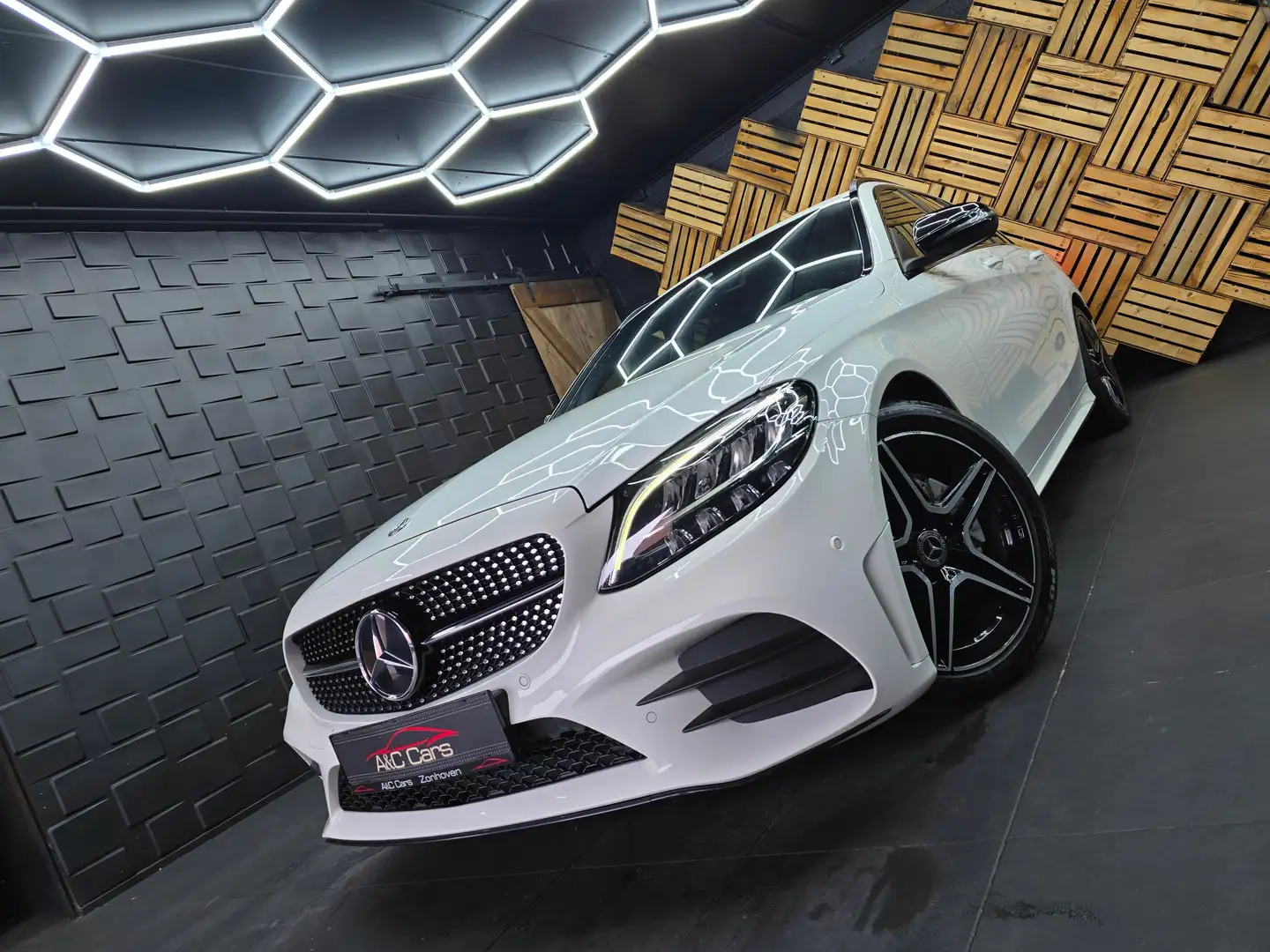 Mercedes-Benz C 180 AMG Line, Leder, Camera ... Bianco - 1