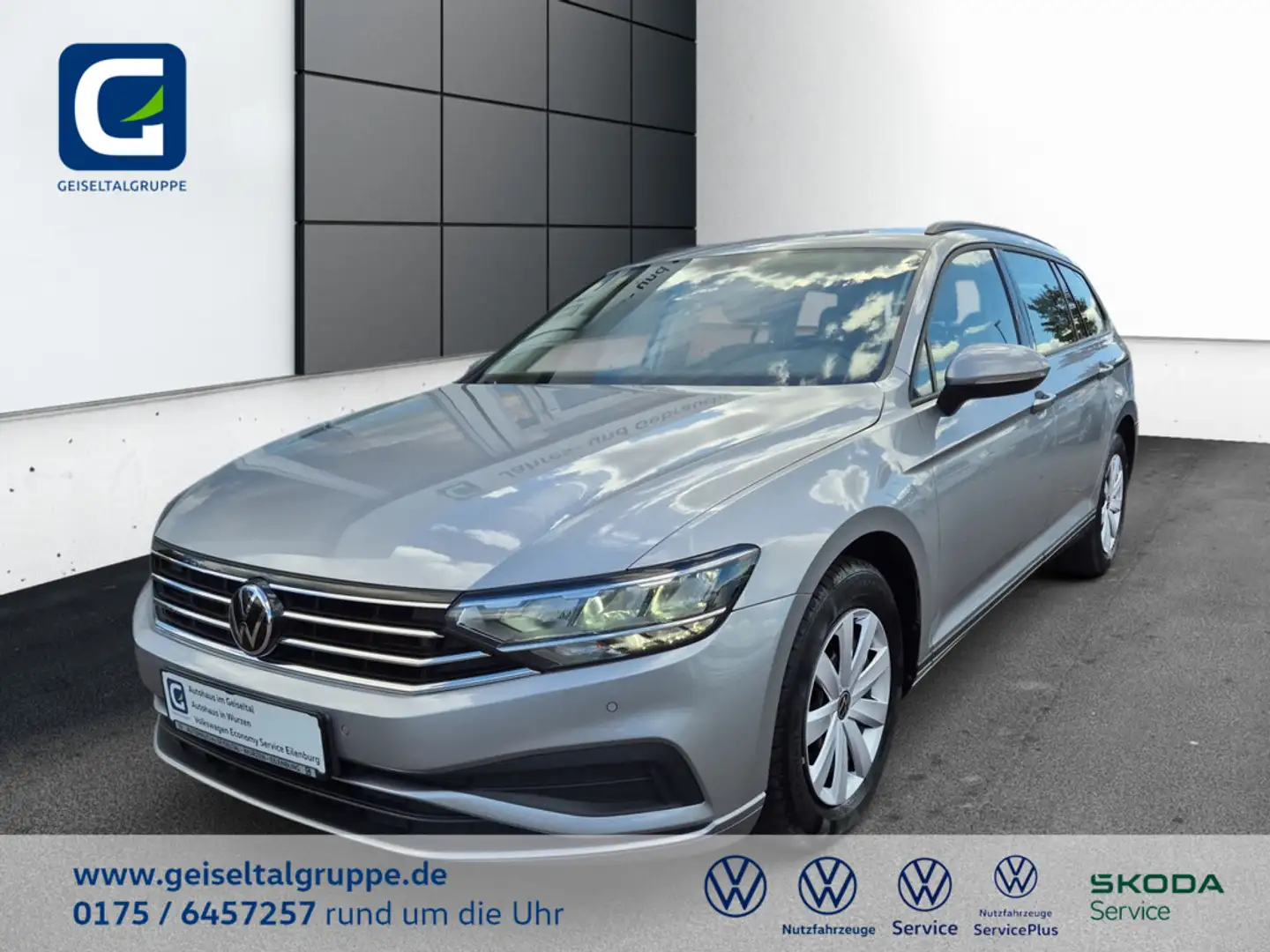 Volkswagen Passat Variant 1.5 TSI Comfortline *DSG*NAVI*REAR VIEW*DAB+*PDC*SHZ* Argent - 1