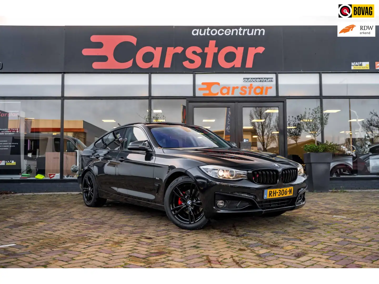 BMW 320 3-serie Gran Turismo 320d Luxury|PANO|KEYLESS|SPOR Schwarz - 1