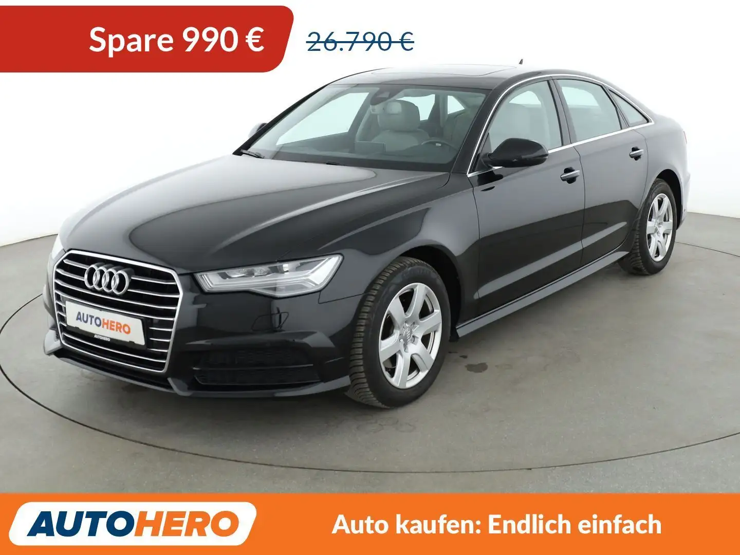 Audi A6 2.0 TDI Ultra Aut.*NAV*LED*HEAD-UP*TEMPO*CAM*PDC Schwarz - 1
