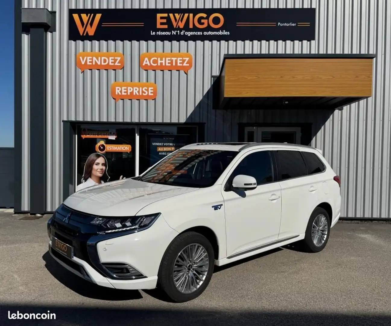 Mitsubishi Outlander 2.4 240ch 135 TWIN-MOTOR NTENSE 4WD BVA Blanc - 1