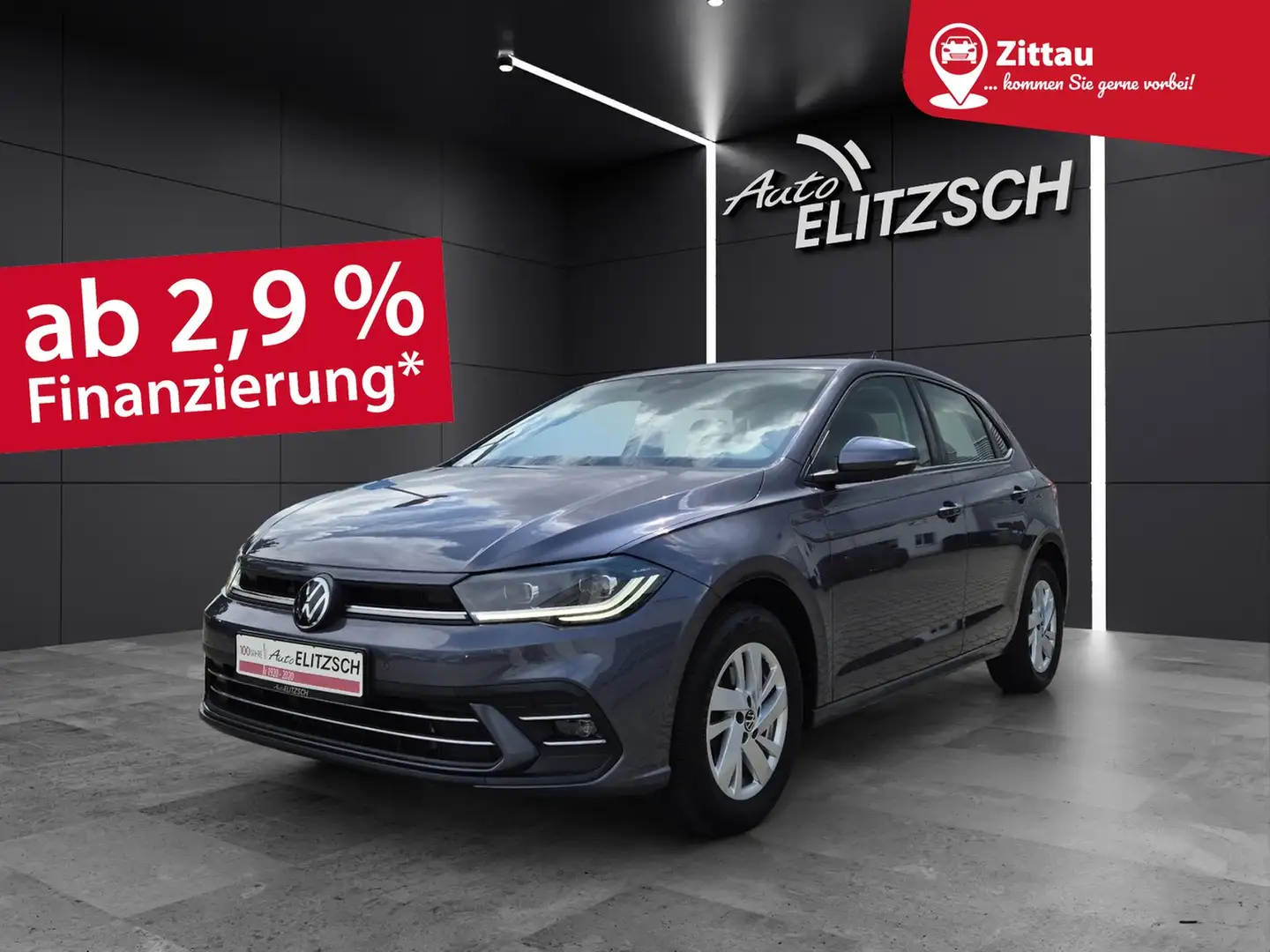 Volkswagen Polo TSI Style DSG Matrix AID ACC PDC SH LM Grau - 1