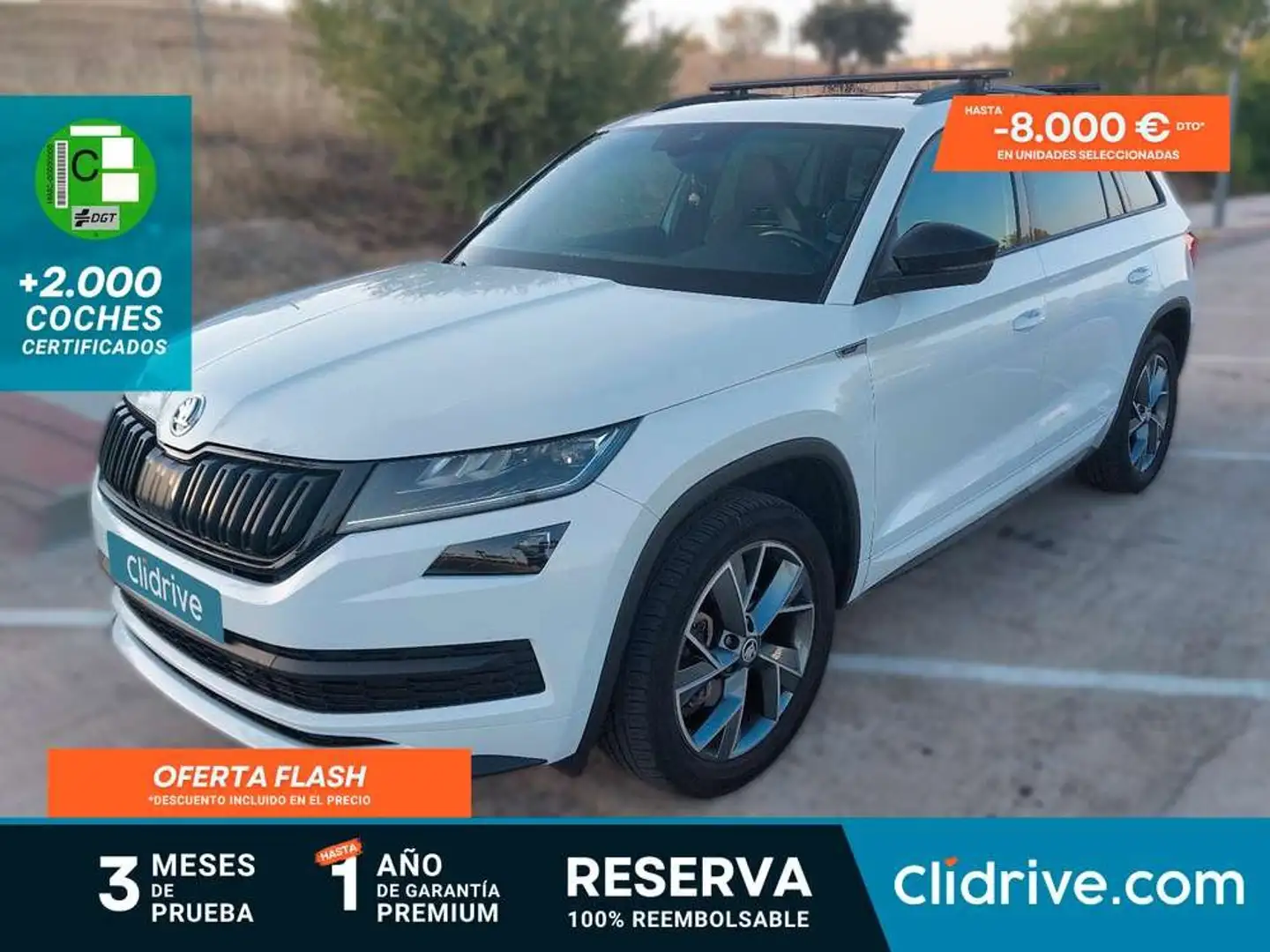 Skoda Kodiaq 2.0TDI Sportline 4x2 DSG 110kW Blanco - 1